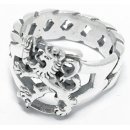 Finnish Lion - Silver Chain Ring
